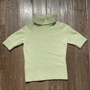 Lord & Taylor 2-Ply Cashmere Green Sweater